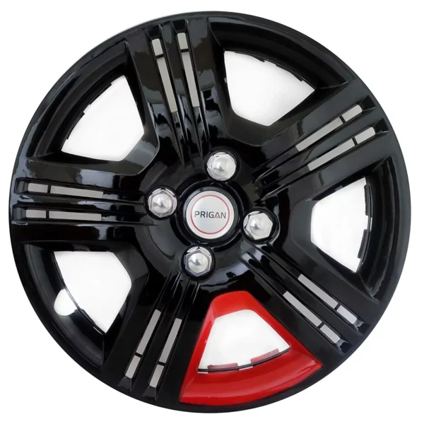 Brand New Universal Black Red 12 Inch Wheel Cover Wheel Cap - Image 3