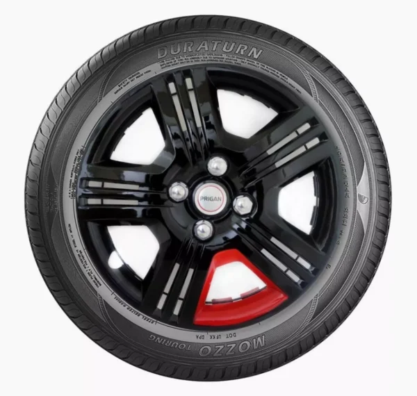 Brand New Universal Black Red 12 Inch Wheel Cover Wheel Cap - Image 2