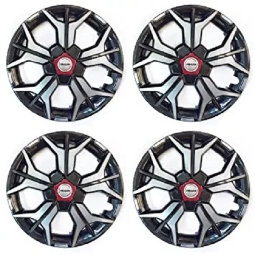 Grey Silver 15 Inch Universal Wheel Cover for All 15 (Set of 4Pc) (Sharp DC 15)