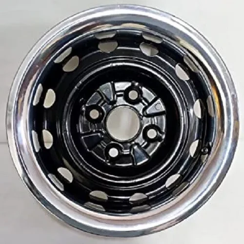 Chrome 13 Inch Ring Style Wheel Cap / Wheel Cover for All 13 Inch (Set of 4Pc)