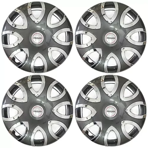 Chrom Deluxe Grey (Size 12,13 Inch) Wheel Cover/Wheel Cap Universal Model