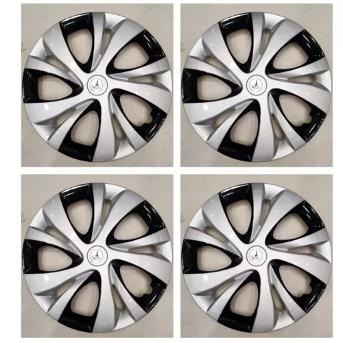 Wheel Cover 14 inches Silver and Black Compatible For Maruti Swift 2018-2022