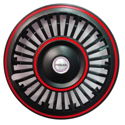 Black Red 13 Inch Wheel Cover/Wheel Cap, Universal Model (for All 13 INCH Cars)