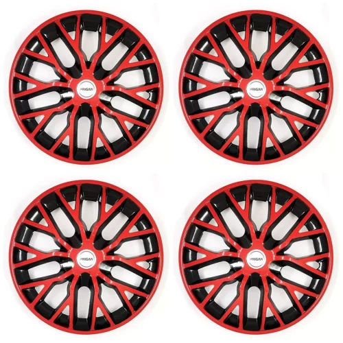 New Universal Red 13 Inch Wheel Cover Wheel Cap