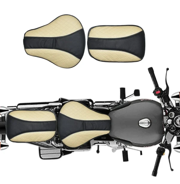 Stylish Diamond Cut Design Seat Cover For Royal Enfield Classic 350/500cc