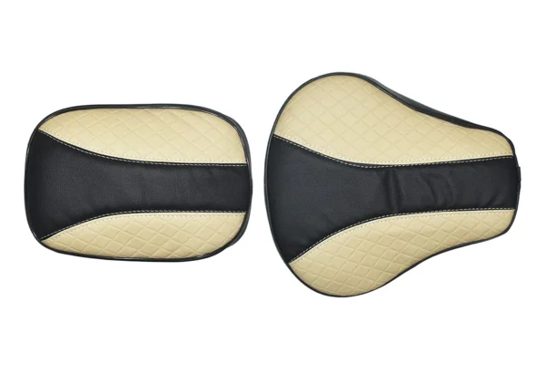Stylish Diamond Cut Design Seat Cover For Royal Enfield Classic 350/500cc - Image 4