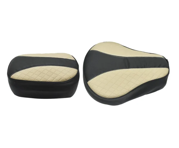 Stylish Diamond Cut Design Seat Cover For Royal Enfield Classic 350/500cc - Image 2