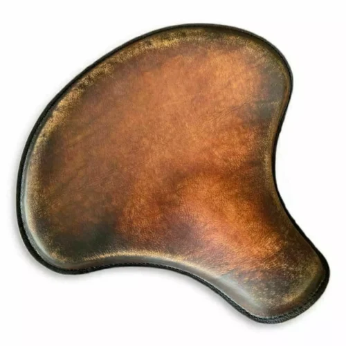 Spring Solo Seat Chopper Bobber Harley for Royal Enfield Tractor Dis Leather