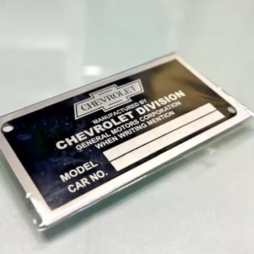 Chassis Serial Number Data Plate Fit For Chevrolet Vintage Cars
