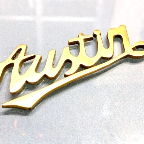 NEW BRASS BADGE Fit For AUSTIN (Small )