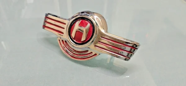 Fit For HINDUSTAN, AMBASSADOR CHROME BONNET RED BADGE - Image 4