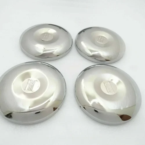 Fit For Vintage Fiat Car 9″ Center Wheel Hub Caps/Cover Chromed Steel x4 Caps