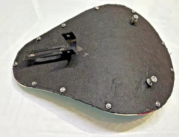 For Rich Phillips Leather Custom Chrome Chopper Bobber Custom Motorcycle Seat - Image 2