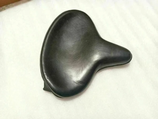 Fit For HARLEY KNUCKLEHEAD FLATHEAD BLACK LEATHERITE POLICE SOLO SEAT - Image 9