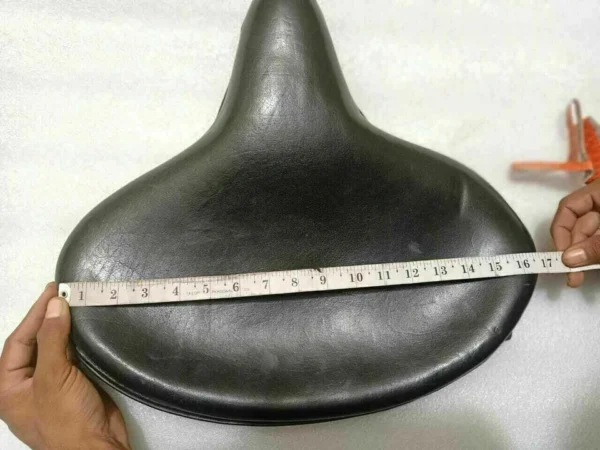 Fit For HARLEY KNUCKLEHEAD FLATHEAD BLACK LEATHERITE POLICE SOLO SEAT - Image 5